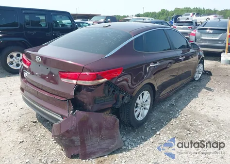 2016 Kia Optima Lx z USA, uszkodzony, nr VIN 5XXGT4L36GG115293